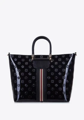 Torebka damska ze skóry z lampasem i tłoczeniami Wittchen