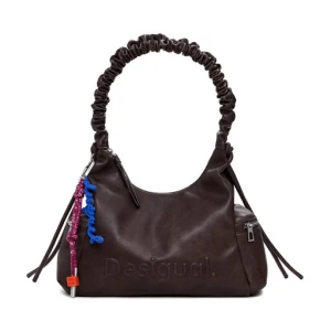 Torebka Desigual Half Logo Montvil 25WAXPAY Brązowy