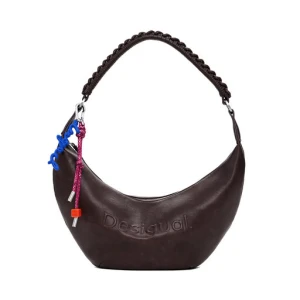 Torebka Desigual Half Logo Zante 25WAXPAX Brązowy