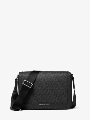 Zdjęcie produktu Torebka do przewieszenia przez ramię Hudson z charakterystycznym logo Michael Kors CZARNY (Czarny)
