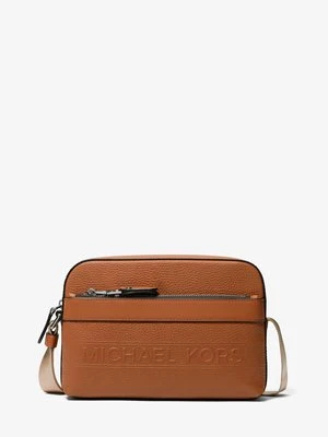 Torebka do przewieszenia przez ramię Hudson ze skóry groszkowej w stylu utility Michael Kors Mens