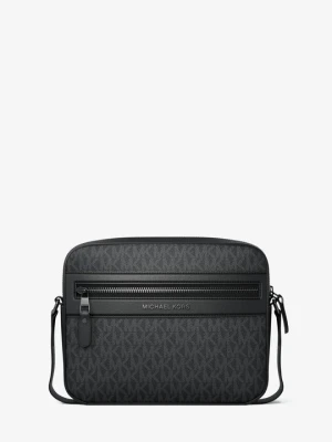 Torebka do przewieszenia przez ramię Jet Set z charakterystycznym logo Michael Kors CZARNY (Czarny)