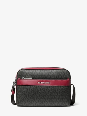 Torebka do przewieszenia przez ramię Jet Set z logo Michael Kors CZARNY (Czarny)