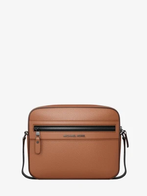 Torebka do przewieszenia przez ramię Jet Set ze skóry groszkowej Michael Kors BRĄZOWY (Brązowy)