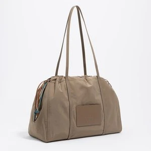 Torebka do ręki nylon taupe BIMBA Y LOLA