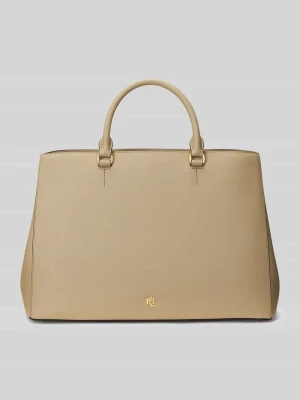 Torebka do ręki z aplikacją z logo Lauren Ralph Lauren