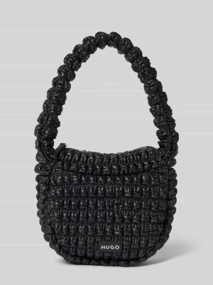 Torebka do ręki z aplikacją z logo model 'Mhati' HUGO