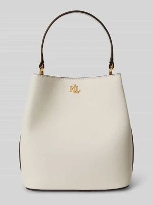 Torebka do ręki z naturalnej skóry Lauren Ralph Lauren