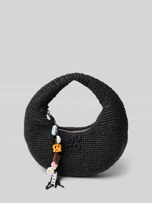 Torebka do ręki z plecionki słomkowej model 'ZEYA' HUGO