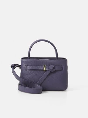 Torebka Emporio Armani ciemnoliliowy