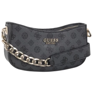 Zdjęcie produktu Torebka Evelune Top Zip Shoulder Bag HWPG93 53180 Charcoal Logo (GU695-a) Guess