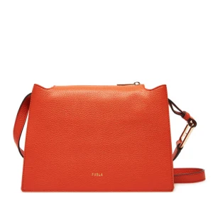 Torebka Furla Nuvola S Crossbody WB01275-BX2045-O6000-1007 Czarny WB01275 HSF000 CN KP000 Pomarańczowy
