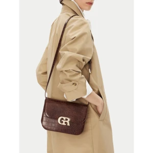 Torebka Gino Rossi CEO-LINA-KQ44-CROCCO Brązowy