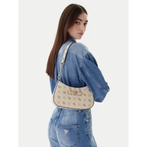 Torebka Guess Carrie Logo HWGP98 98180 Écru