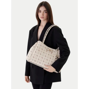 Torebka Guess Carrie Logo HWGP98 98220 Écru