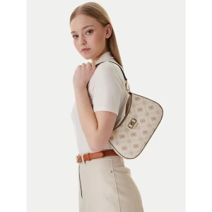 Torebka Guess Emelie Logo HWGP99 28180 Écru