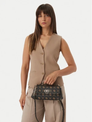 Torebka Guess Emelie Logo HWGP99 28190 Brązowy ciemny