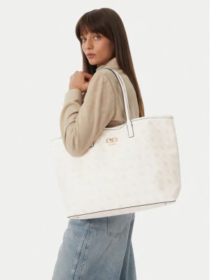 Torebka Guess Emelie Logo HWGP99 28240 Kremowy