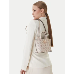 Torebka Guess Emelie Logo Mini HWGP99 28750 Écru