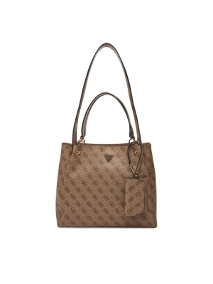 Torebka Guess Lorella Logo HWSG24 84230 Beżowy ciemny