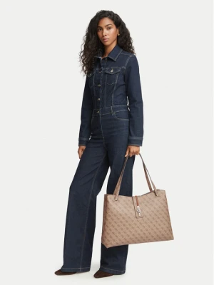 Torebka Guess Yvonne Logo Travel TWLB23 78024 Brązowy