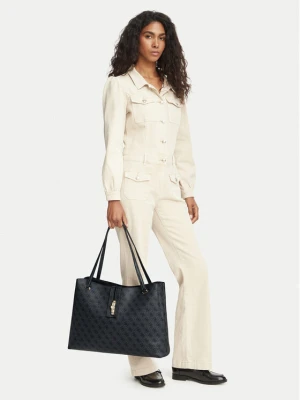 Torebka Guess Yvonne Logo Travel TWLB23 78024 Szary ciemny