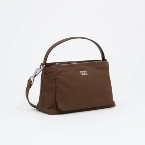 Torebka hobo mini bawełna ciemny khaki BIMBA Y LOLA DARK KHAKI