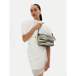 Torebka JACQUEMUS The Rond Carre 24H243BA383-3209 Biały