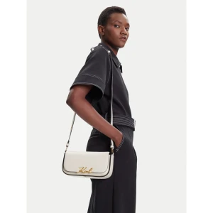 Torebka KARL LAGERFELD A1W30039 Kremowy