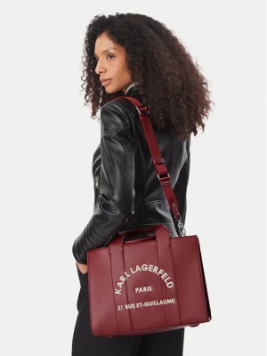 Torebka KARL LAGERFELD B1W30041 Bordowy