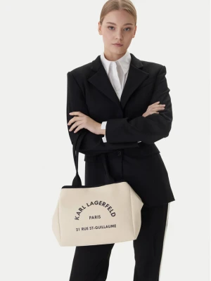 Torebka KARL LAGERFELD B1W50010 Kremowy