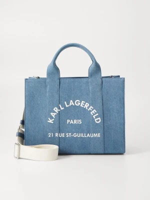 Torebka KARL LAGERFELD niebieski denim