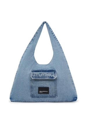 Torebka KARL LAGERFELD niebieski denim