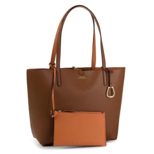 Torebka LAUREN RALPH LAUREN Rvrsble Tote 431795329002 Brązowy