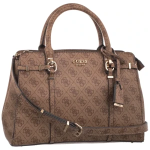 Zdjęcie produktu Torebka Leona Logo Melit Comp Satchel HWSG99 17060 LTL Latte Logo (GU871-a) Guess