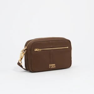 Torebka listonoszka mała bawełna ciemny khaki BIMBA Y LOLA DARK KHAKI
