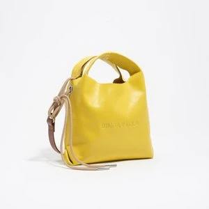 Torebka listonoszka Paper mini skóra żółta BIMBA Y LOLA