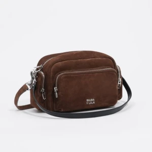 Torebka listonoszka Pocket duża dwoina kawowa BIMBA Y LOLA COFFEE