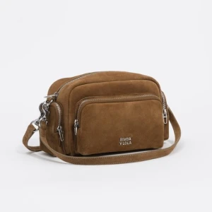 Torebka listonoszka Pocket duża dwoina oliwkowa BIMBA Y LOLA OLIVE
