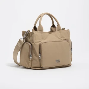 Torebka listonoszka Pocket duża nylon jasny khaki BIMBA Y LOLA LIGHT KHAKI