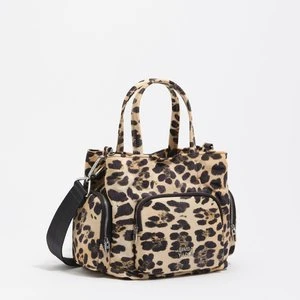 Torebka listonoszka Pocket nylon print Leopard BIMBA Y LOLA