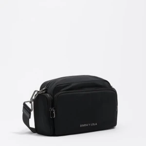 Torebka listonoszka Pocket średnia nylon czarna BIMBA Y LOLA