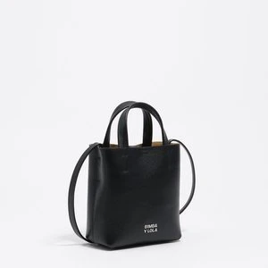 Torebka Chihuahua mini skóra czarna BIMBA Y LOLA