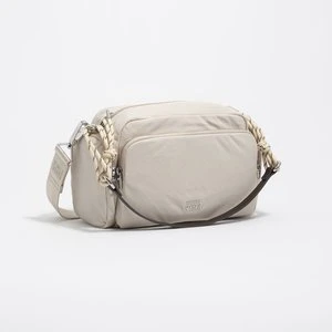 Torebka listonoszka średnia pocket nylon biało-szara BIMBA Y LOLA