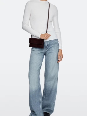 Torebka Listonoszka Ze Skóry Nappa - Brązowy - Massimo Dutti - Female