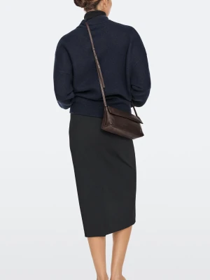 Torebka Listonoszka Ze Skóry Nappa - Brązowy - Massimo Dutti - Female