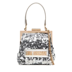 Torebka LOVE MOSCHINO JC4146PP0NKK190A Srebrny