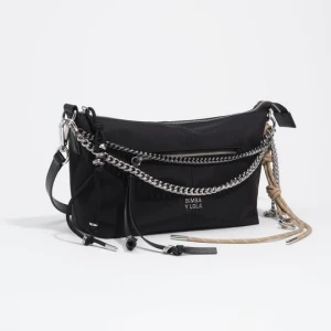 Torebka Madrid duża nylon czarna BIMBA Y LOLA