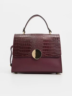 Torebka Maison Héritage ciemnoczerwony