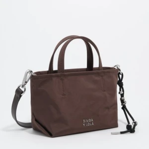 Torebka mała nylon mokka BIMBA Y LOLA MOKA